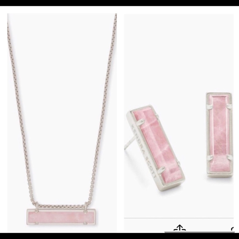 Kendra Scott earrings and necklace